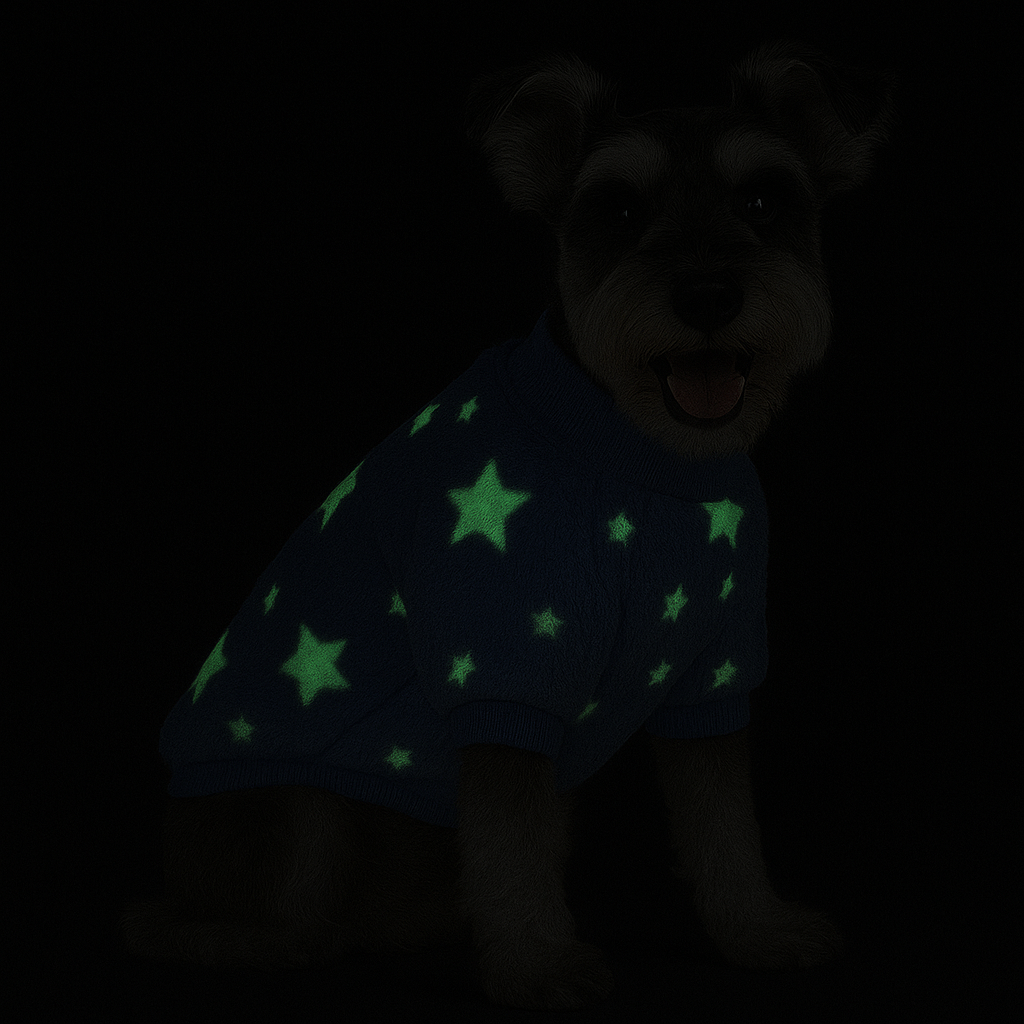 Pijama estrella brilla en oscuridad