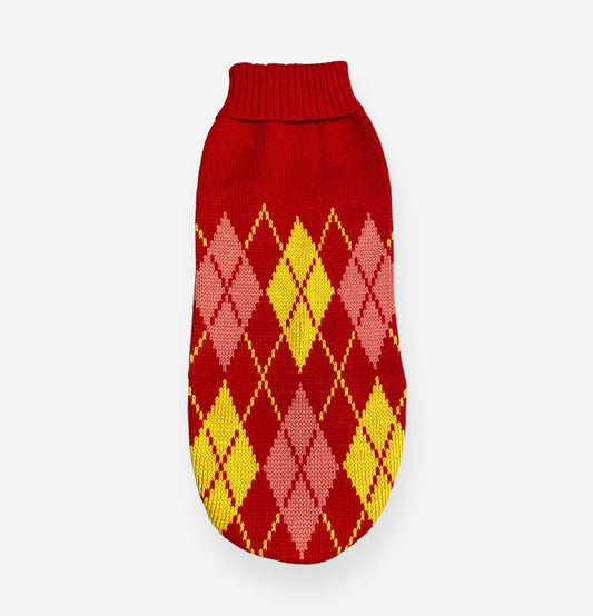 Chompa Escocia Roja